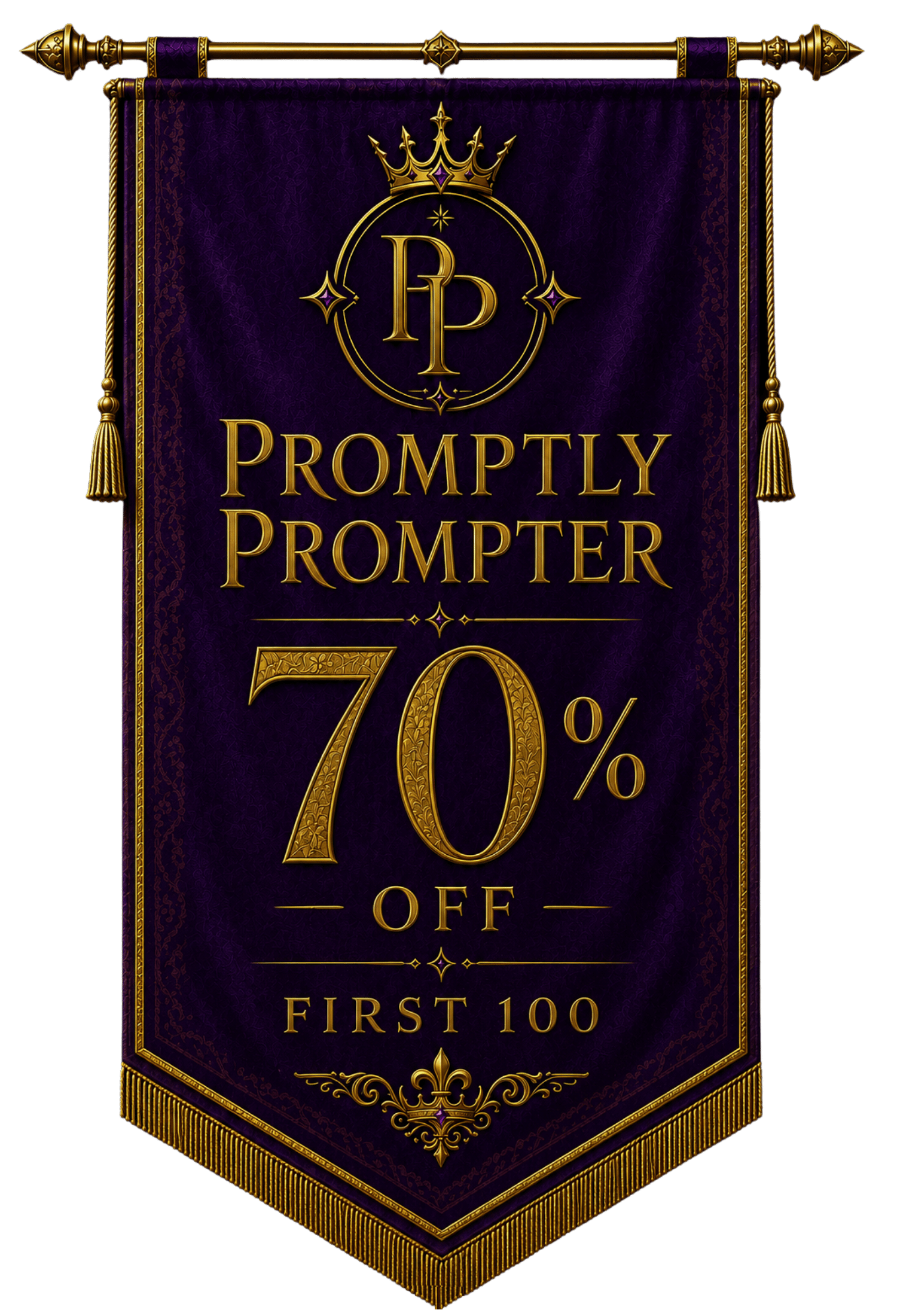 Promptly Prompter — 70% off first 100